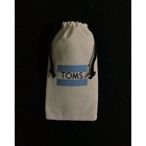 Toms Dust Bag Storage Pouch White 3" x 6.3"